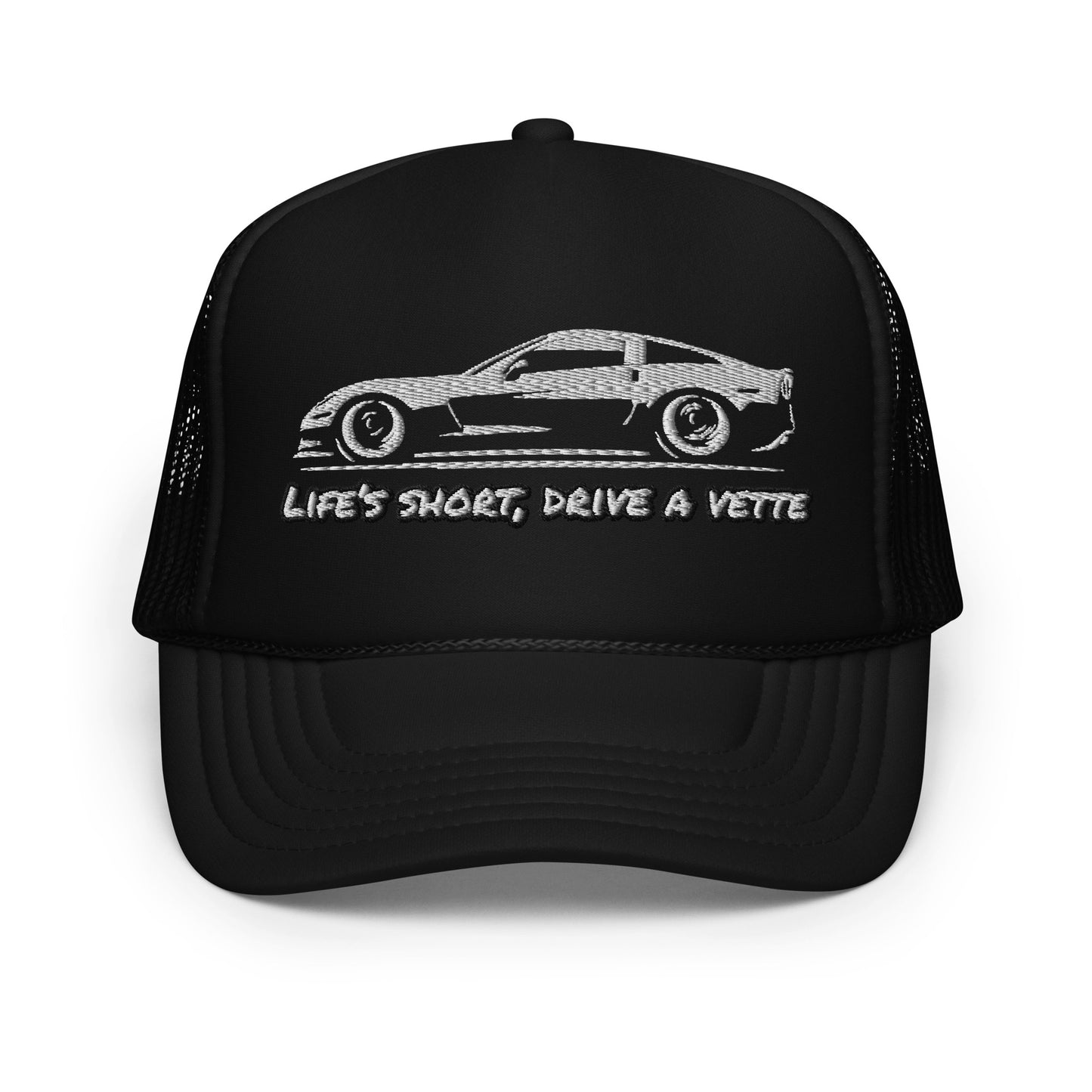 C6 Vette Trucker Hat w Sweatband